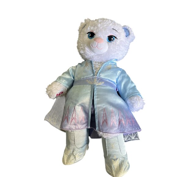 DISNEY BUILD A BEAR BAB Elsa Frozen Plush Bear **READ No Sound - Picture 2 of 10